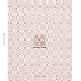 Schumacher Francestown Coverlet Crimson Fabric