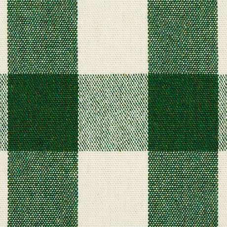 Schumacher Dutton Buffalo Check Emerald Fabric