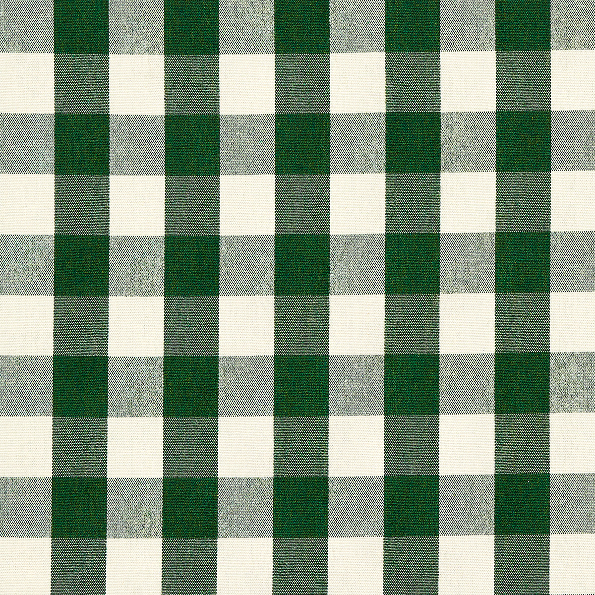 Schumacher Dutton Buffalo Check Emerald Fabric