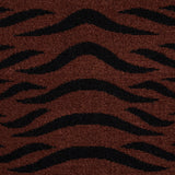 Schumacher Sabi Tiger Velvet Java Fabric - Eade's Wallpaper