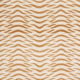 Schumacher Sabi Tiger Velvet Camel Fabric - Eade's Wallpaper