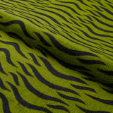 Schumacher Sabi Tiger Velvet Jungle Fabric - Eade's Wallpaper