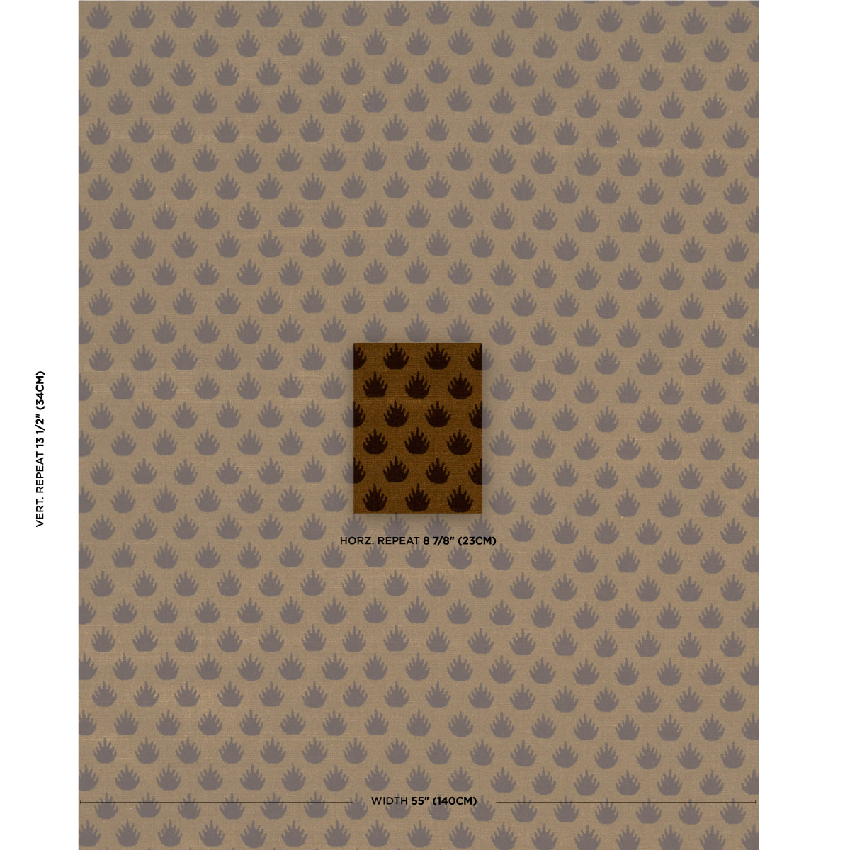 Schumacher Coronation Velvet Bronze Fabric