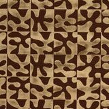 Schumacher Modern Dance Velvet Gold Fabric - Eade's Wallpaper