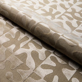 Schumacher Modern Dance Velvet Champagne Fabric - Eade's Wallpaper