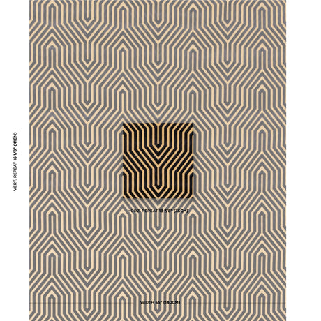 Schumacher Vanderbilt Velvet Tortoise Fabric - Eade's Wallpaper