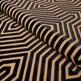 Schumacher Vanderbilt Velvet Tortoise Fabric - Eade's Wallpaper