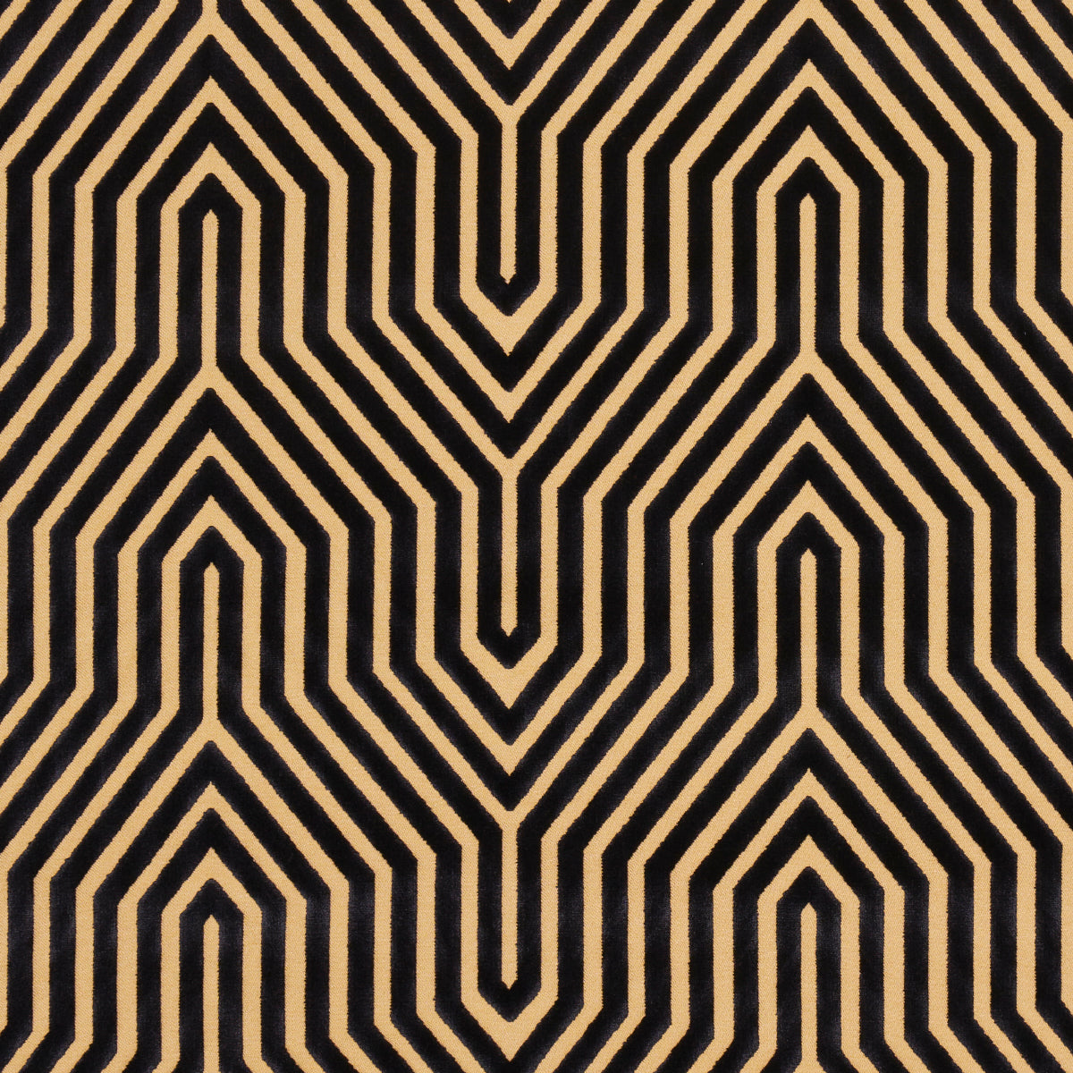 Schumacher Vanderbilt Velvet Tortoise Fabric - Eade's Wallpaper
