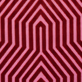Schumacher Vanderbilt Velvet Fuchsia Fabric - Eade's Wallpaper