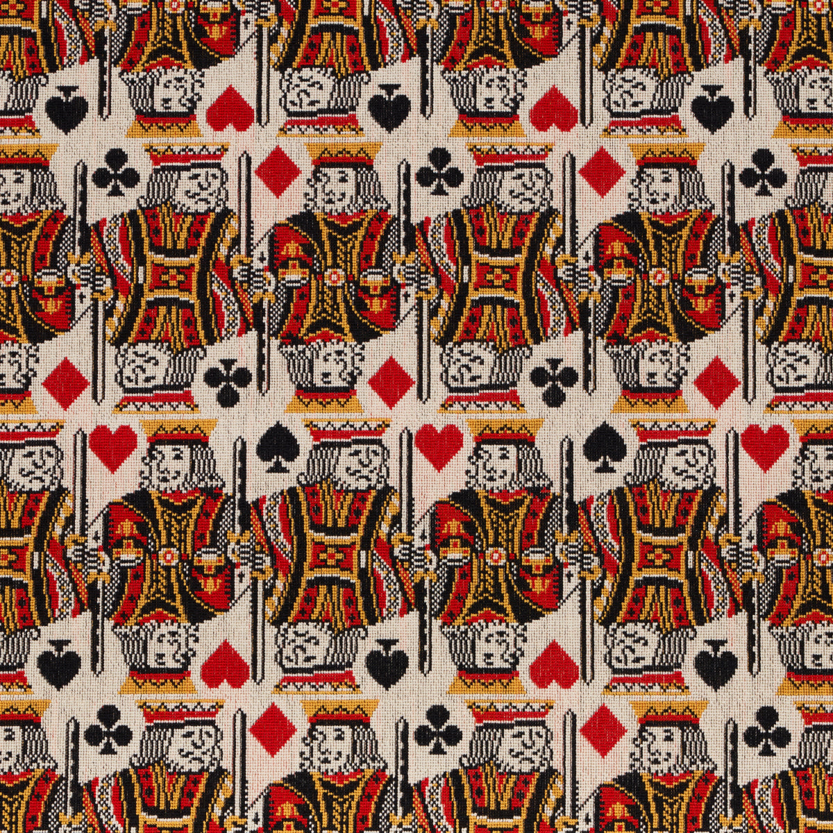 Schumacher King Épinglé Document Fabric - Eade's Wallpaper