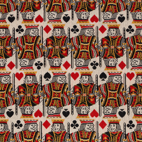 Schumacher King Épinglé Document Fabric - Eade's Wallpaper