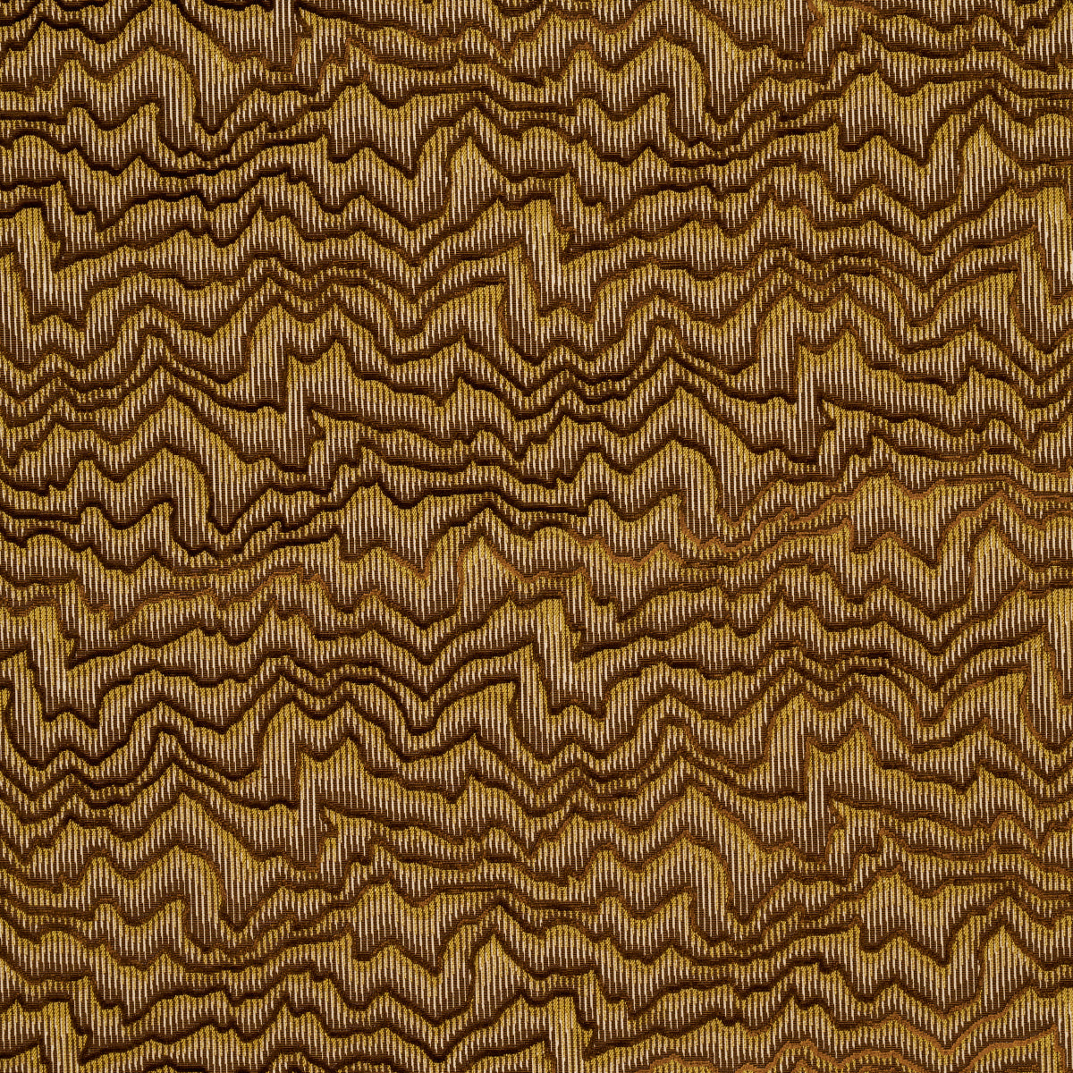 Schumacher Zambezi Velvet Bronze Fabric - Eade's Wallpaper