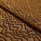 Schumacher Zambezi Velvet Bronze Fabric - Eade's Wallpaper