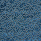 Schumacher Zambezi Velvet Slate Blue Fabric - Eade's Wallpaper