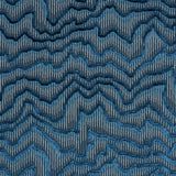 Schumacher Zambezi Velvet Slate Blue Fabric - Eade's Wallpaper