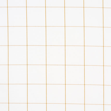 Schumacher Woodman Check Straw Fabric - Eade's Wallpaper