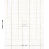 Schumacher Woodman Check Olive Fabric - Eade's Wallpaper