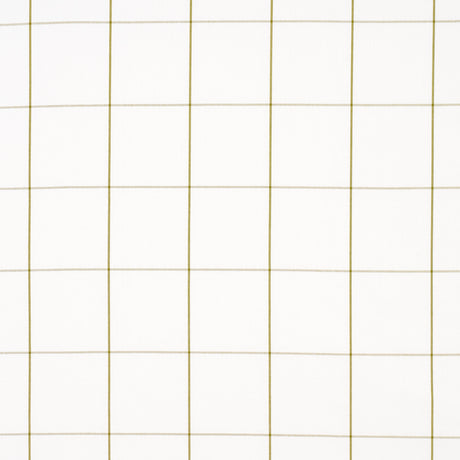 Schumacher Woodman Check Olive Fabric - Eade's Wallpaper