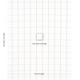 Schumacher Woodman Check Indigo Fabric - Eade's Wallpaper