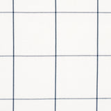 Schumacher Woodman Check Indigo Fabric - Eade's Wallpaper