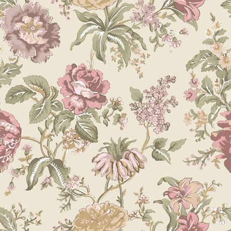 Galerie Blooming Garden Floral Green Wallpaper 8306