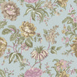 Galerie Blooming Garden Floral Blue Wallpaper 8307