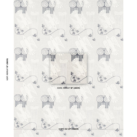 Schumacher Cyprus Limestone Fabric