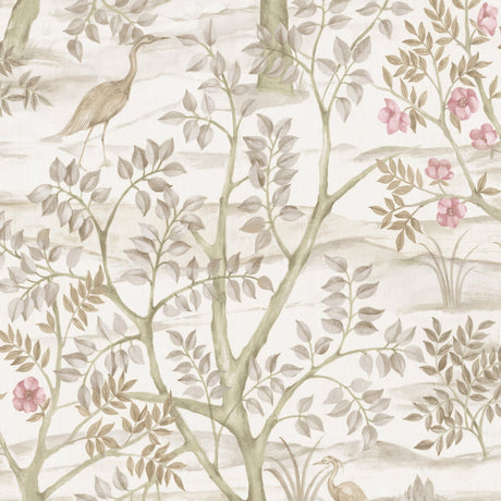 Galerie Blooming Garden Floral Beige Wallpaper 8315