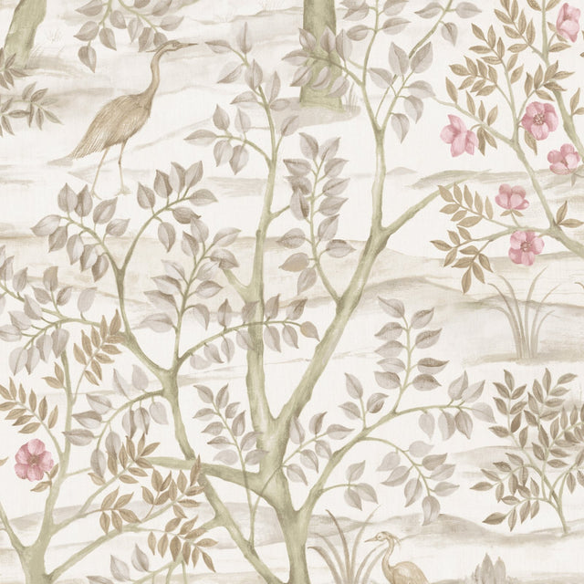 Galerie Blooming Garden Floral Beige Wallpaper 8315