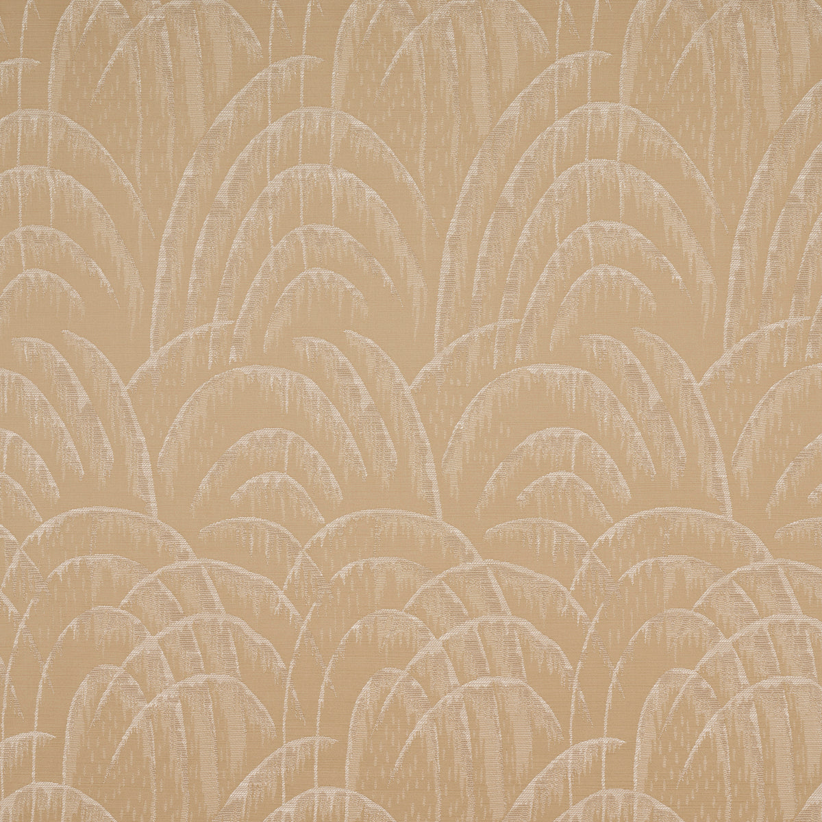 Schumacher Voussoir Moderne Sand Fabric - Eade's Wallpaper