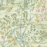 Galerie Blooming Garden Floral Green Wallpaper 8317