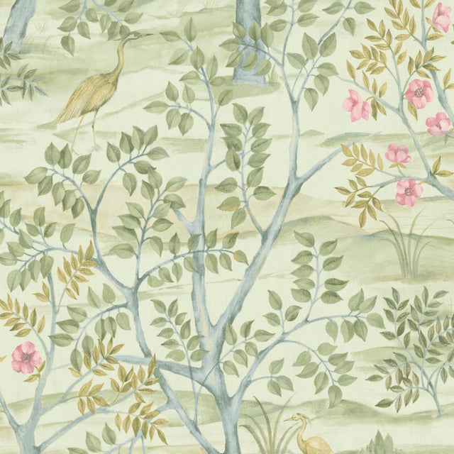 Galerie Blooming Garden Floral Green Wallpaper 8317