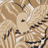 Schumacher Parrots Moderne Sandstone Fabric - Eade's Wallpaper
