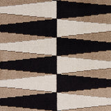 Schumacher Backgammon Cut Velvet Neutral Fabric