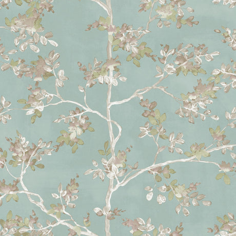 Galerie Blooming Garden Floral Blue Wallpaper 8321