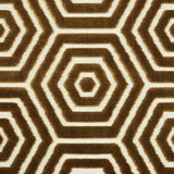 Schumacher Bees Knees Cut Velvet Gold Fabric