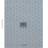 Schumacher Bees Knees Cut Velvet Navy Fabric