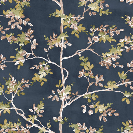 Galerie Blooming Garden Floral Blue Wallpaper 8322