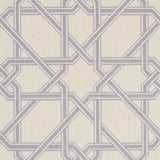 Schumacher Le Maroc Épinglé Dove Fabric - Eade's Wallpaper