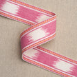 Schumacher 83245 BANYAN TAPE NARROW in PINK Trim - PERENNIAL