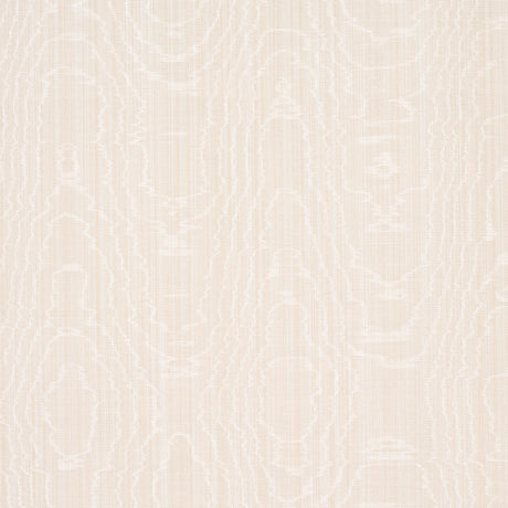 Schumacher Beau Cotton Linen Moiré Oyster Fabric
