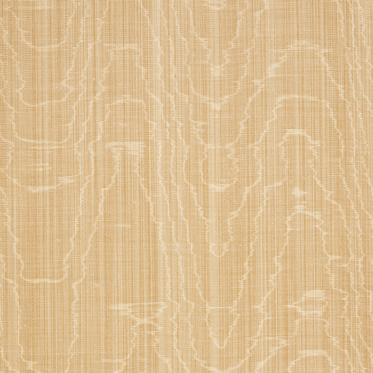 Schumacher Beau Cotton Linen Moiré Soft Gold Fabric