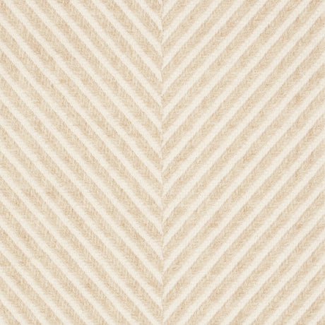 Schumacher Milo Wool Herringbone Natural Fabric - Eade's Wallpaper