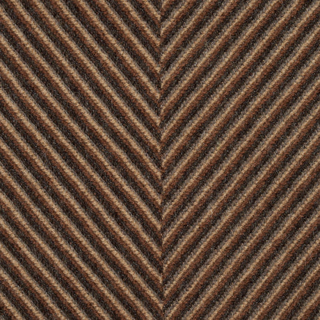 Schumacher Milo Wool Herringbone Espresso Fabric - Eade's Wallpaper
