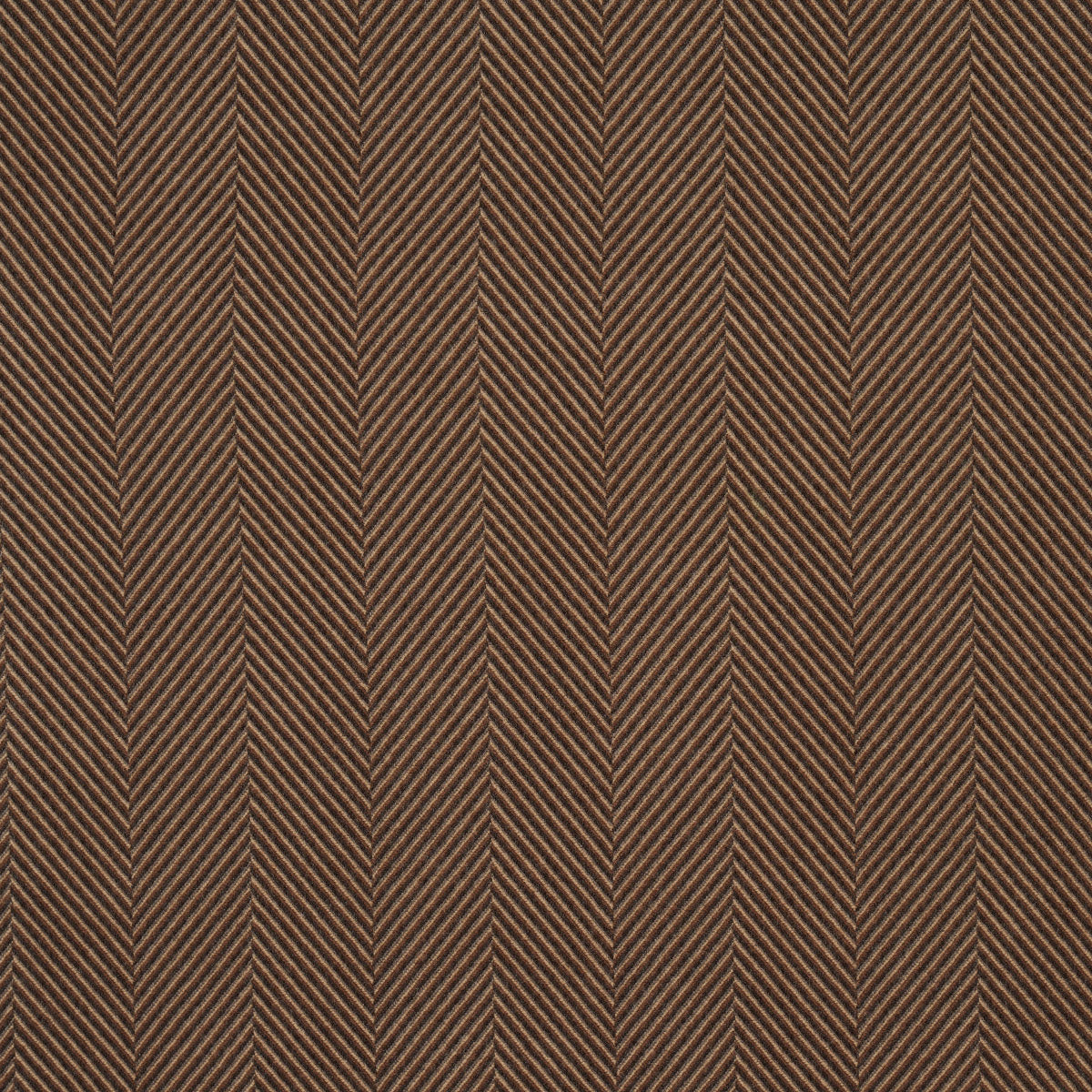 Schumacher Milo Wool Herringbone Espresso Fabric - Eade's Wallpaper