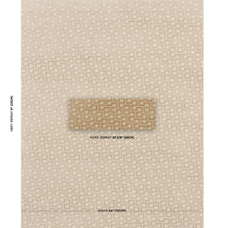 Schumacher Lalano Linen Velvet Bronze Fabric