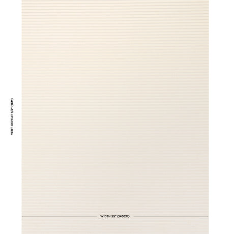 Schumacher Petite Channeled Velvet Ivory Fabric - Eade's Wallpaper