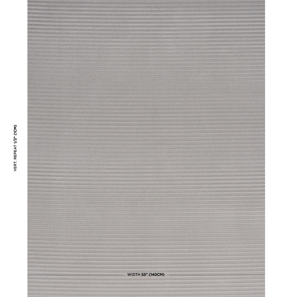 Schumacher Petite Channeled Velvet Otter Grey Fabric - Eade's Wallpaper