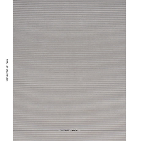 Schumacher Petite Channeled Velvet Otter Grey Fabric - Eade's Wallpaper