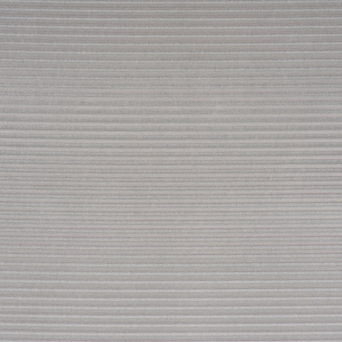 Schumacher Petite Channeled Velvet Otter Grey Fabric - Eade's Wallpaper